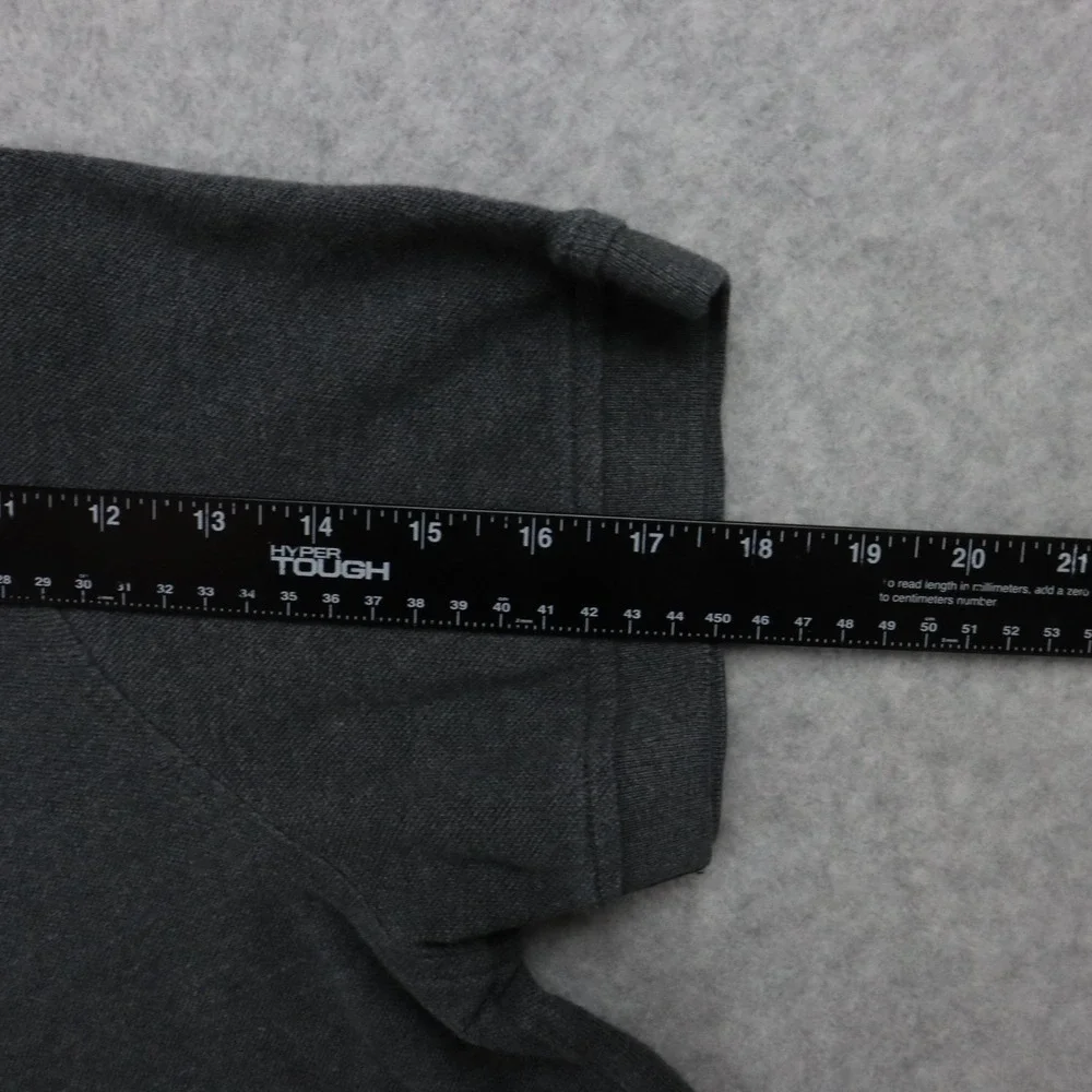 Banana Republic Polo Shirt Mens XL 1818 Slim Fit Golden Fleece Gray Short Sleeve